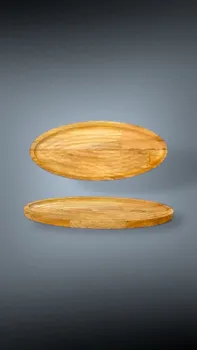 מגש עץ אובלי