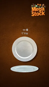 צלחות יוקרתיות עגולות