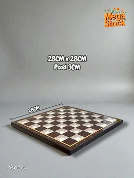 לוח שחמט מעץ קומפקטי