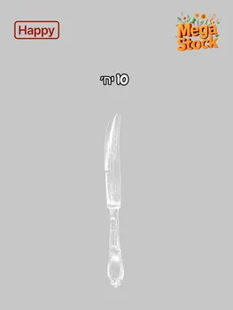 סכין חד פעמית שקופה