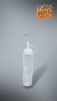 בקבוק לחיץ מפלסטיק בנפח 300 מ"ל