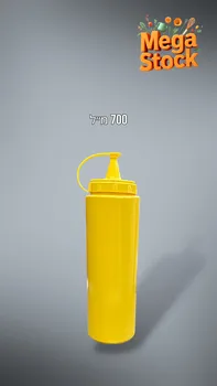 בקבוק לחיץ מפלסטיק בנפח 700 מ"ל